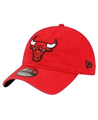 Men's New Era Red Chicago Bulls Team 2.0 9TWENTY Adjustable Hat