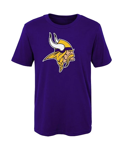 Little Boys and Girls Purple Minnesota Vikings Primary Logo T-shirt