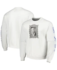 Men's and Women's Martin Luther King Jr. White Graphic Pullover Sweatshirt