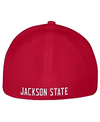 Men's Under Armour Red Jackson State Tigers Iso-Chill Blitzing Accent Flex Hat