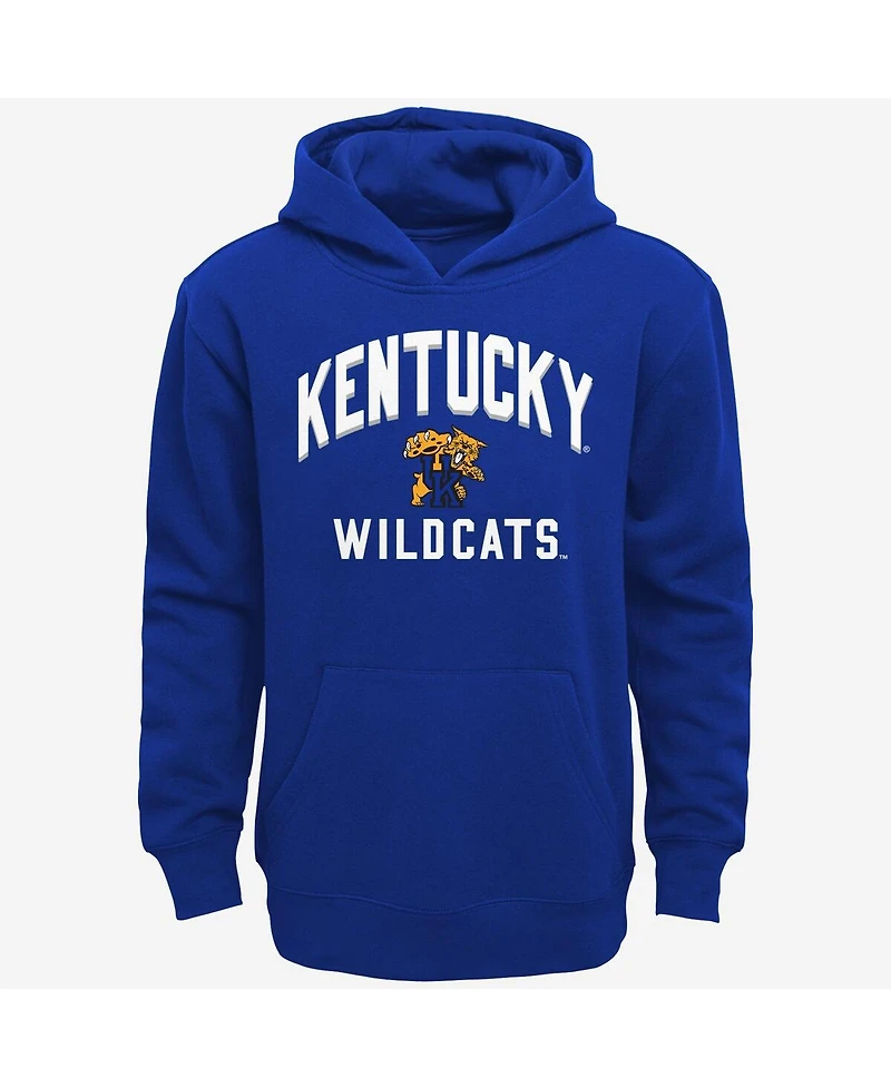 Toddler Boys and Girls Royal, Gray Kentucky Wildcats Play-By-Play Pullover Fleece Hoodie Pants Set