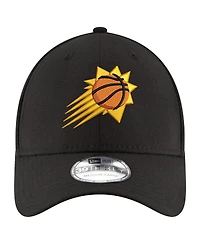 Men's New Era Black Phoenix Suns Logo 39THIRTY Flex Hat