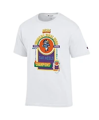 Men's and Women's Champion White North Carolina Tar Heels 1994 Ncaa Women's Basketball National Champions Anniversary T-shirt