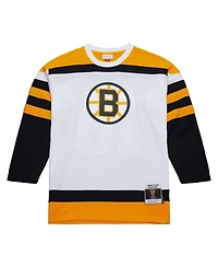 Men's Mitchell & Ness Willie O'Ree White Boston Bruins 1958 Blue Line Player Jersey