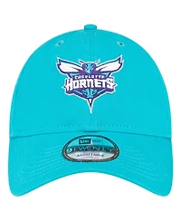 Men's New Era Teal Charlotte Hornets Team 2.0 9TWENTY Adjustable Hat