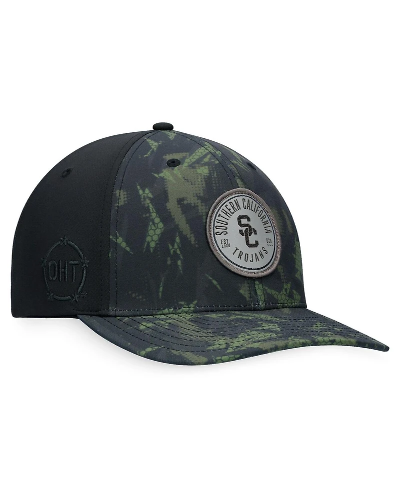 Men's Top of the World Black Usc Trojans Oht Military-Inspired Appreciation Camo Render Flex Hat
