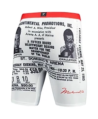 Men's Contenders Clothing White Muhammad Ali 1965 Robe Boxer Briefs