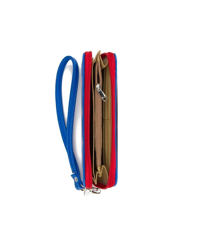 Women's Chicago Cubs Zip-Around Wristlet Wallet