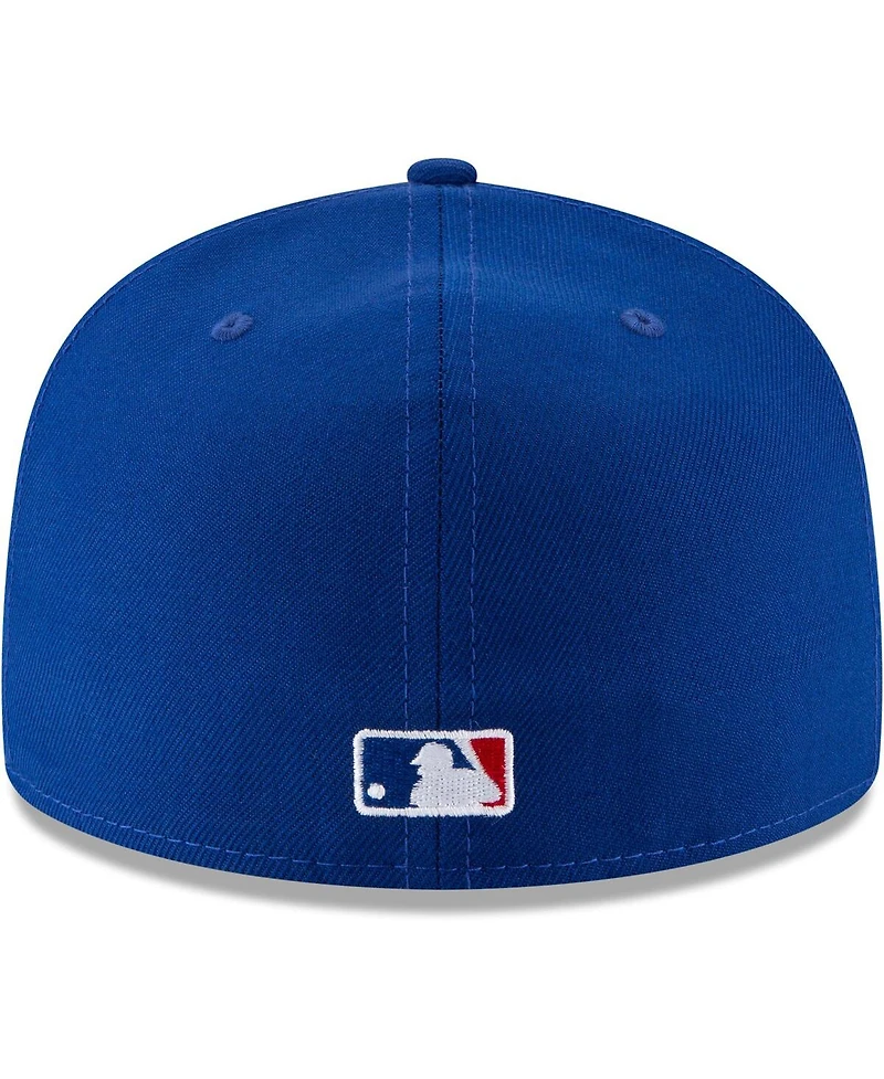 Men's New Era Royal Chicago Cubs 2016 World Series Wool 59FIFTY Fitted Hat