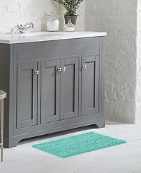 Laura Ashley Astor Chenille Bath Mat, 17" x 24"