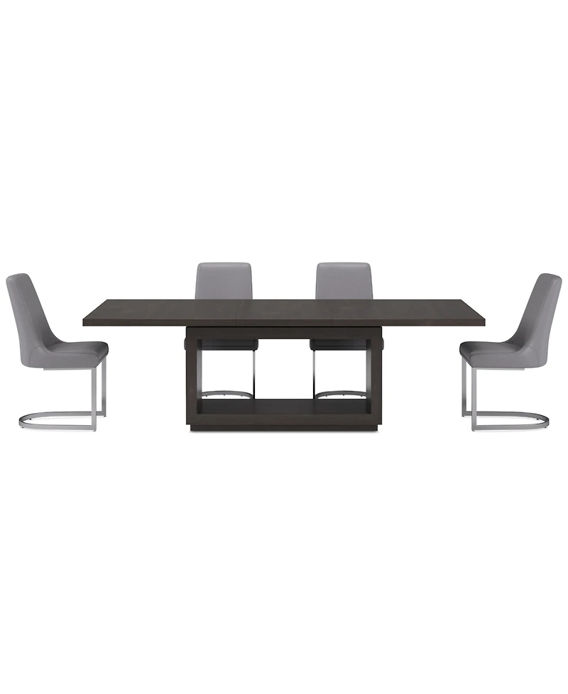 Tivie Pc Dining Set (Rectangular Table + Chairs