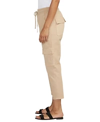 Jag Women's Textured Cargo Cropped Pants