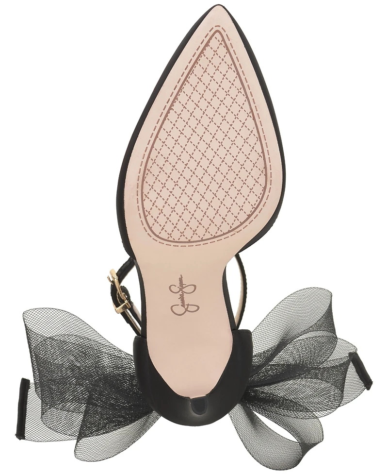 Jessica Simpson Women's Phindies Bow Ankle-Strap Pumps