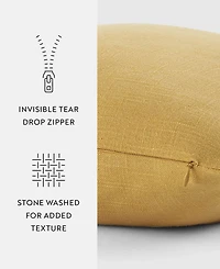 ienjoy Home Washed and Distressed Decorative Pillow, 20" x