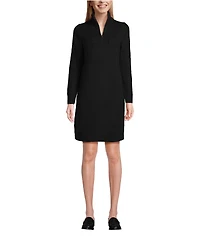 Lands' End Women's Cozy Lofty Sweater Dress