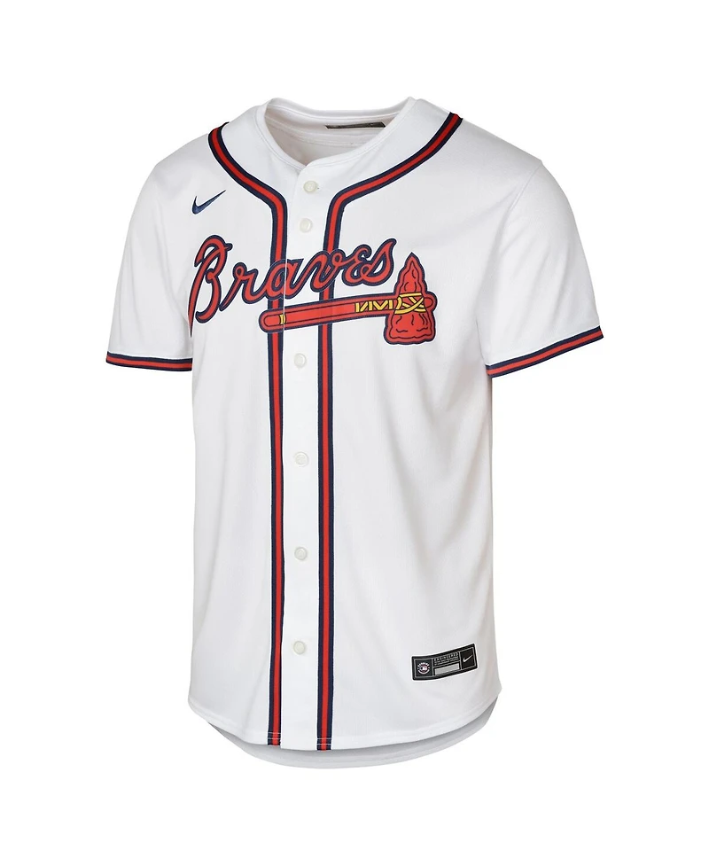 Big Boys Nike Matt Olson White Atlanta Braves Home Limited Player Jersey