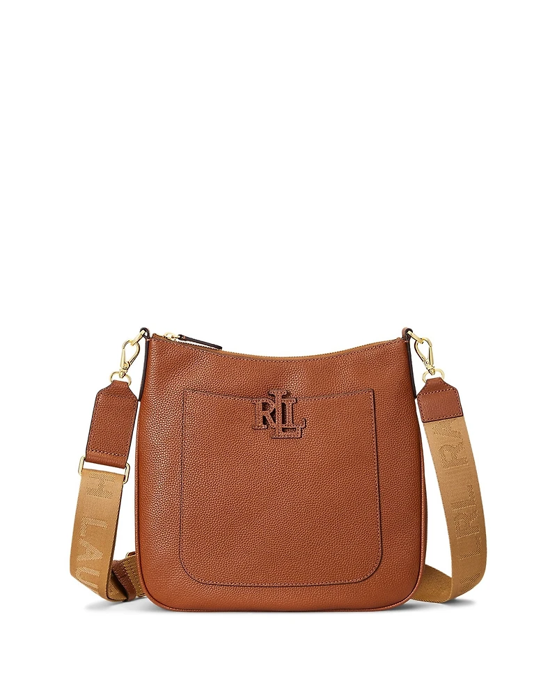 Lauren Ralph Lauren Cameryn Pebbled Leather Small Crossbody