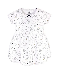 Hudson Baby Toddler Girls Cotton Dress and Cardigan Set
