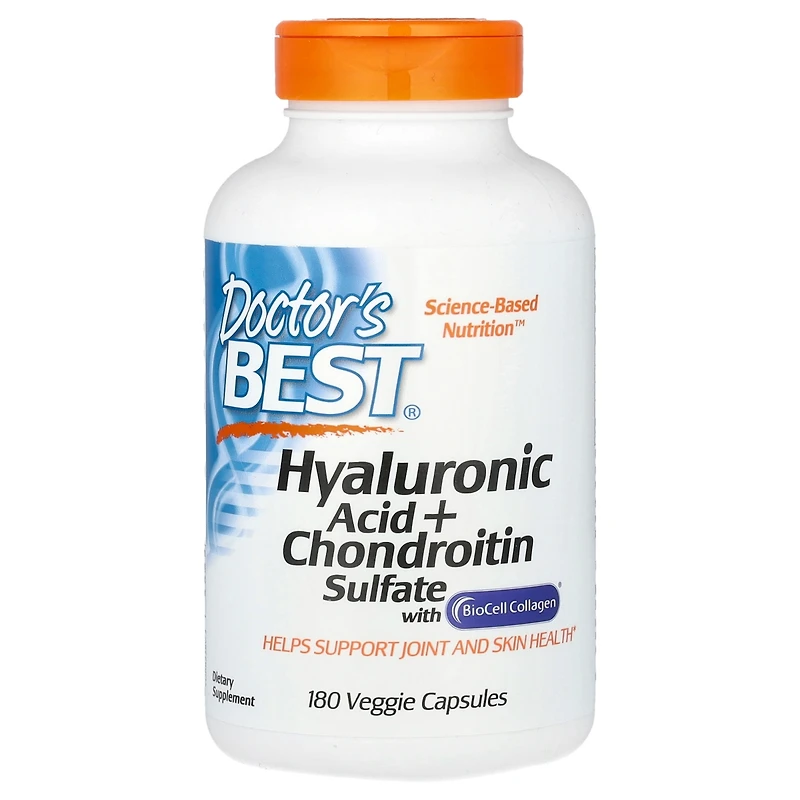 Doctor's Best Hyaluronic Acid + Chondroitin Sulfate with BioCell Collagen