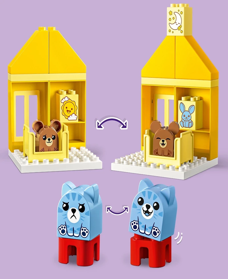 Lego Duplo My First Daily Routines- Eating Bedtime Toy 10414, 28 Pieces