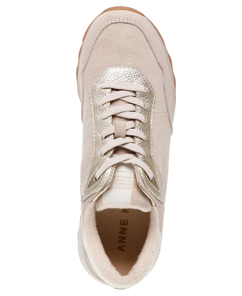Anne Klein Women's Runner Lace Up Sneakers