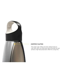 Fenger Stainless Steel Vacuum Insulated Water Bottle with Silicone Base and Handle Lid