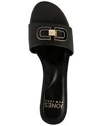 Jones New York Women's Kalsin Slip On Kitten Heel Dress Sandals