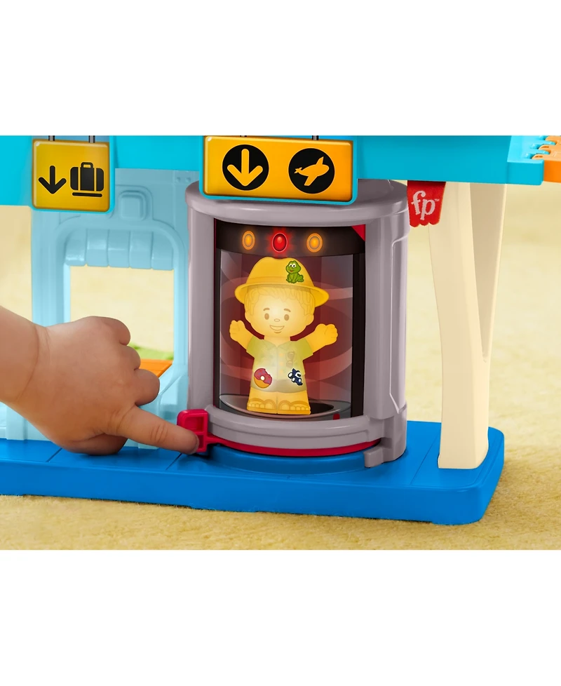 Little People Everyday Adventures Airport Toddler Playset, Airplane and 3 Play Pieces