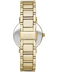kate spade new york Women's Gramercy Three-Hand Gold-Tone Alloy Watch 38mm, KSW9013