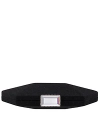 Nina Geometric Metallic Glitter Minaudiere Handbag