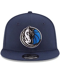 Men's New Era Navy Dallas Mavericks Official Team Color 9FIFTY Snapback Hat