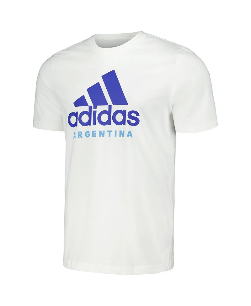 Men's adidas White Argentina National Team 2024 Dna T-shirt