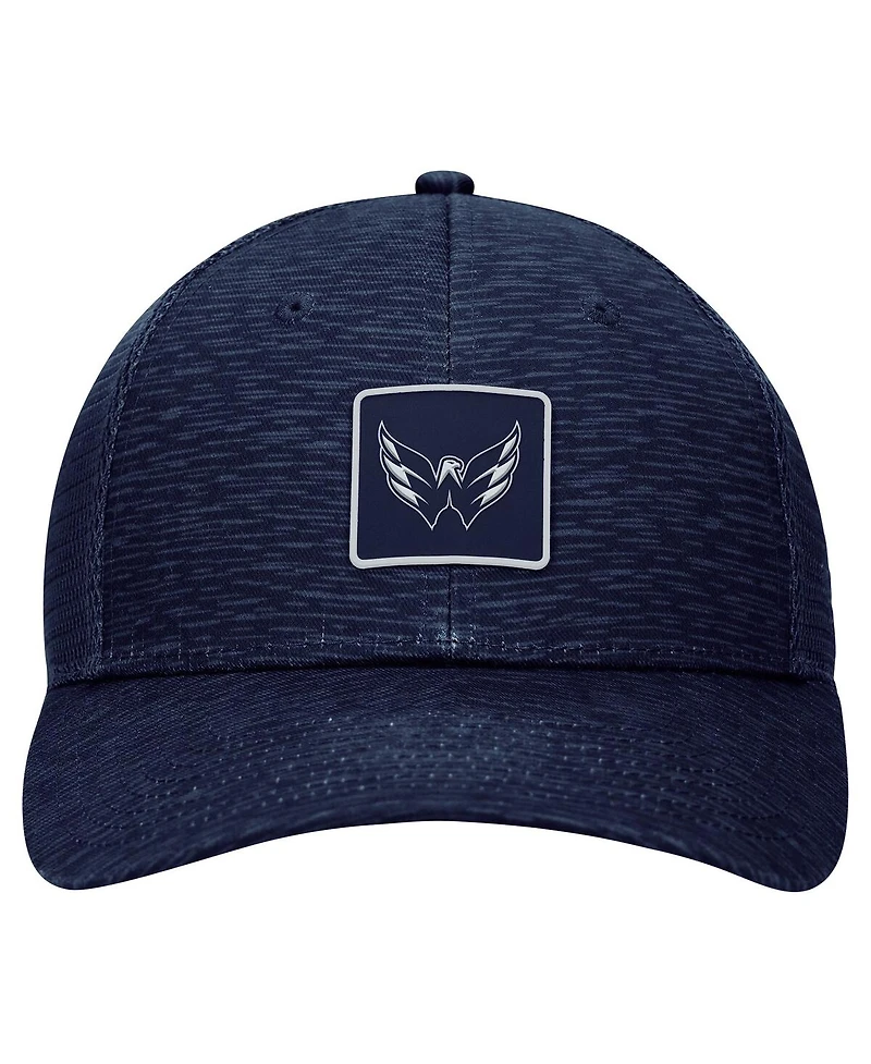 Women's Fanatics Navy Washington Capitals Authentic Pro Road Trucker Adjustable Hat