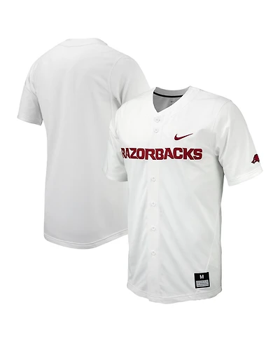 Nike Men's Arkansas Razorbacks Replica Full-Button Baseball Jersey