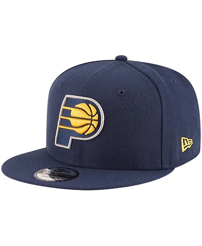 Men's New Era Navy Indiana Pacers Official Team Color 9FIFTY Snapback Hat