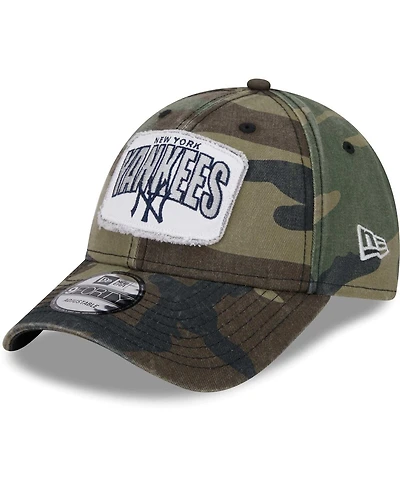 Men's New Era Camo New York Yankees Gameday 9FORTY Adjustable Hat