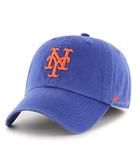 Men's '47 Brand Royal New York Mets Franchise Logo Fitted Hat