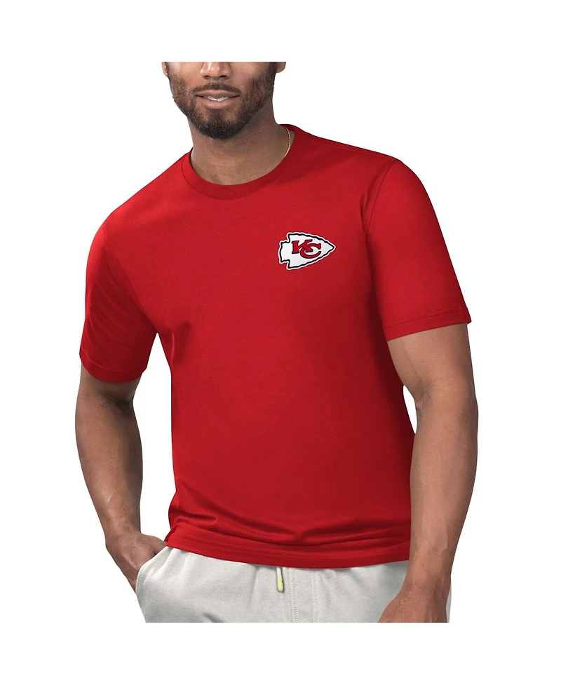 Men's Margaritaville Red Kansas City Chiefs Licensed to Chill T-shirt