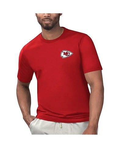 Men's Margaritaville Red Kansas City Chiefs Licensed to Chill T-shirt