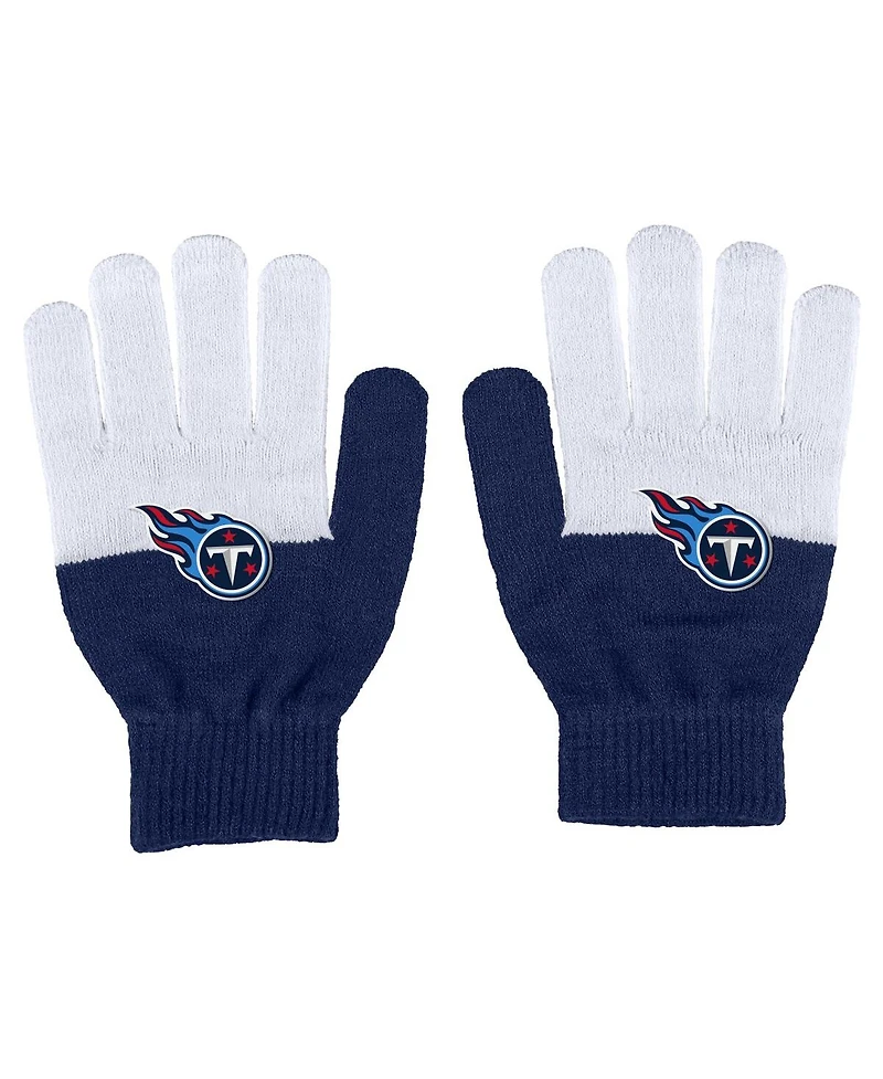 Women's Wear by Erin Andrews Tennessee Titans Color-Block Gloves