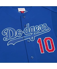 Men's Mitchell & Ness Hideo Nomo Royal Distressed Los Angeles Dodgers Cooperstown Collection 2004 Batting Practice Jersey