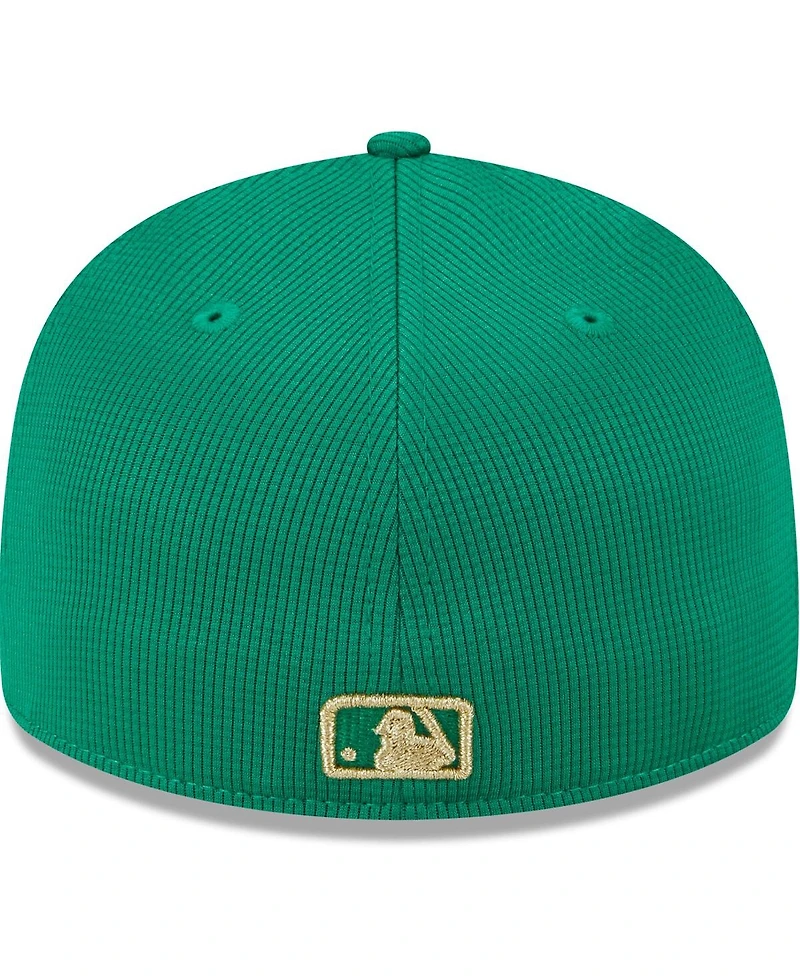 Men's New Era White, Green Pittsburgh Pirates 2024 St. Patrick's Day Low Profile 59FIFTY Fitted Hat