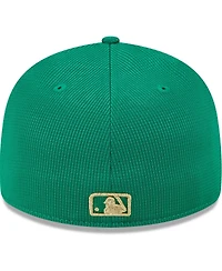 Men's New Era White, Green Pittsburgh Pirates 2024 St. Patrick's Day Low Profile 59FIFTY Fitted Hat