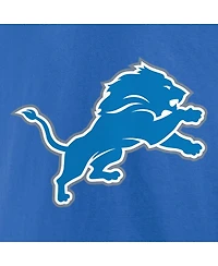 Men's Fanatics Aidan Hutchinson Blue Detroit Lions Player Icon Name and Number T-shirt