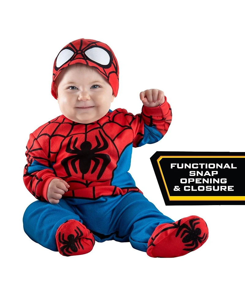 Baby Boys and Girls Spider-Man Costume with Hat