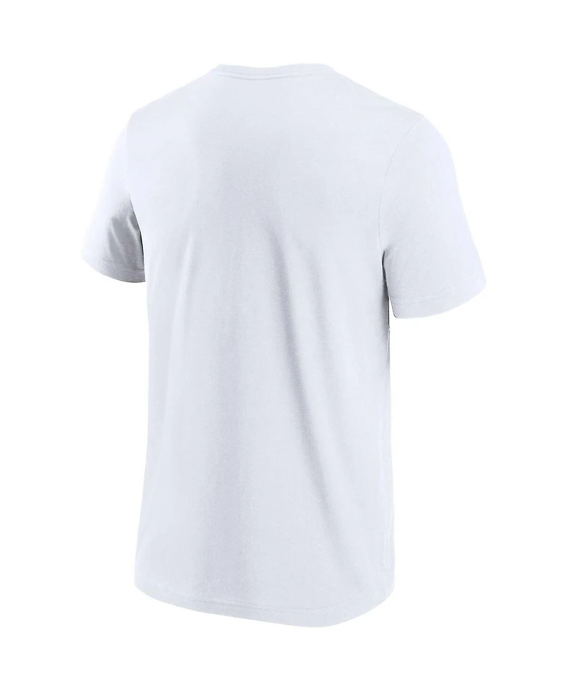 Men's and Women's White Led Zeppelin Graphic T-Shirt