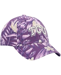 Men's '47 Brand Purple Tcu Horned Frogs Tropicalia Clean Up Adjustable Hat