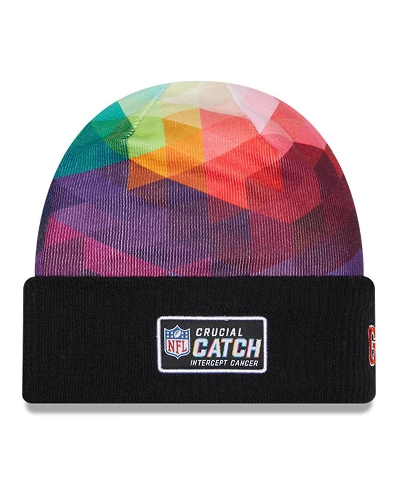 Men's New Era Black Chicago Bears 2023 Nfl Crucial Catch Cuffed Knit Hat