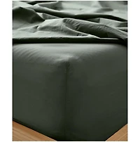 Organic Cotton Cool-Air Percale Fitted Sheet - California King