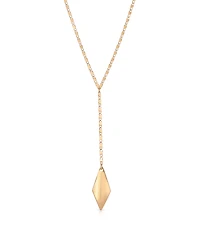 Ettika 18k Gold Plated Kite Drop Pendant Necklace